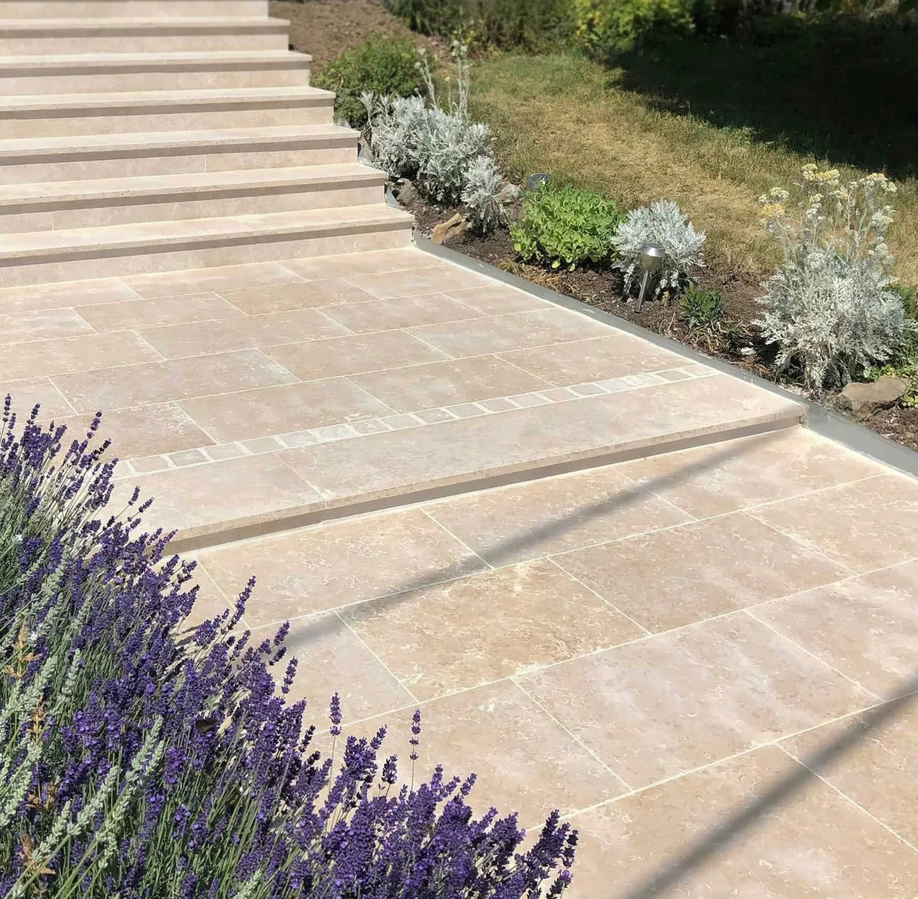 Dijon Limestone - Honed & Tumbled - Patio Pack Mixed Sizes